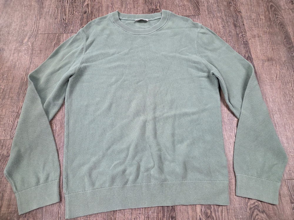 ArmedAngels Light Green Crewneck Men's Adult Knit Sweater Size Large